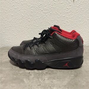 Mens Nike Air Jordan 9 Retro Low Golf ‘Charcoal Black/Red’ Sz 10.5 FJ5934-002